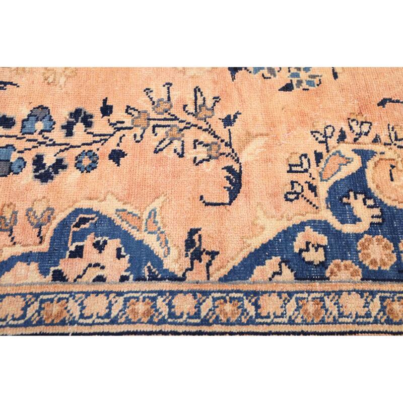 ECARPETGALLERY Hand-knotted Antalya Vintage Copper Wool Rug - 9'0 x 12'4