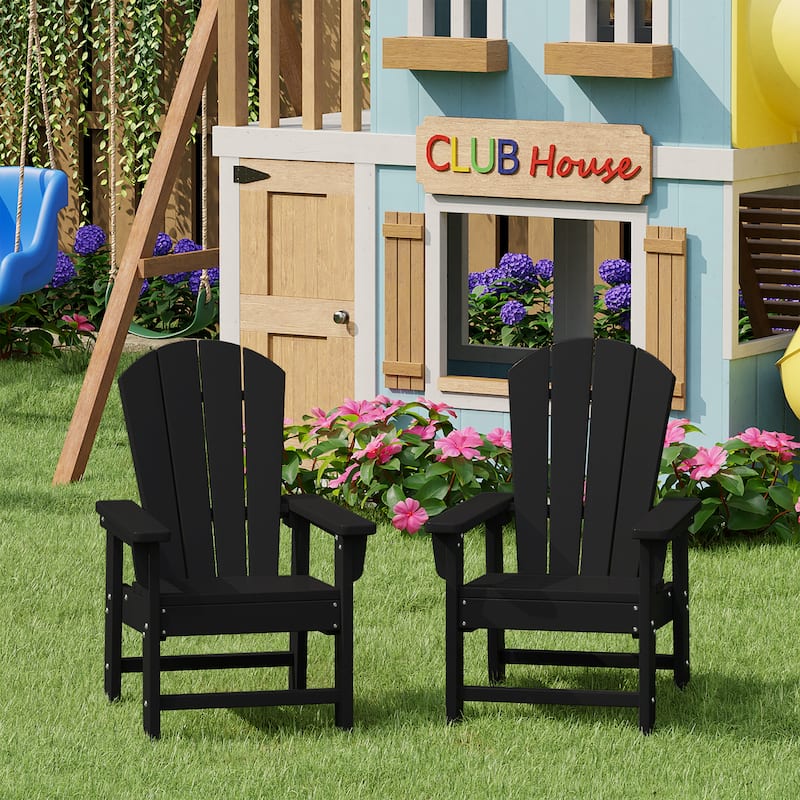 Laguna Kids Outdoor Poly Adirondack Chair (Set of 2)