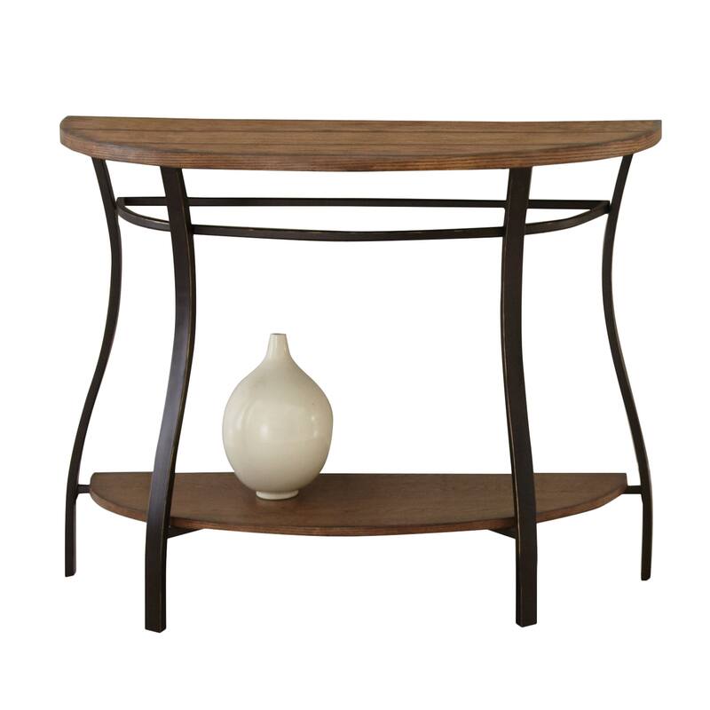 Oak Metal Denise Sofa Table Bed Bath & Beyond 37920459