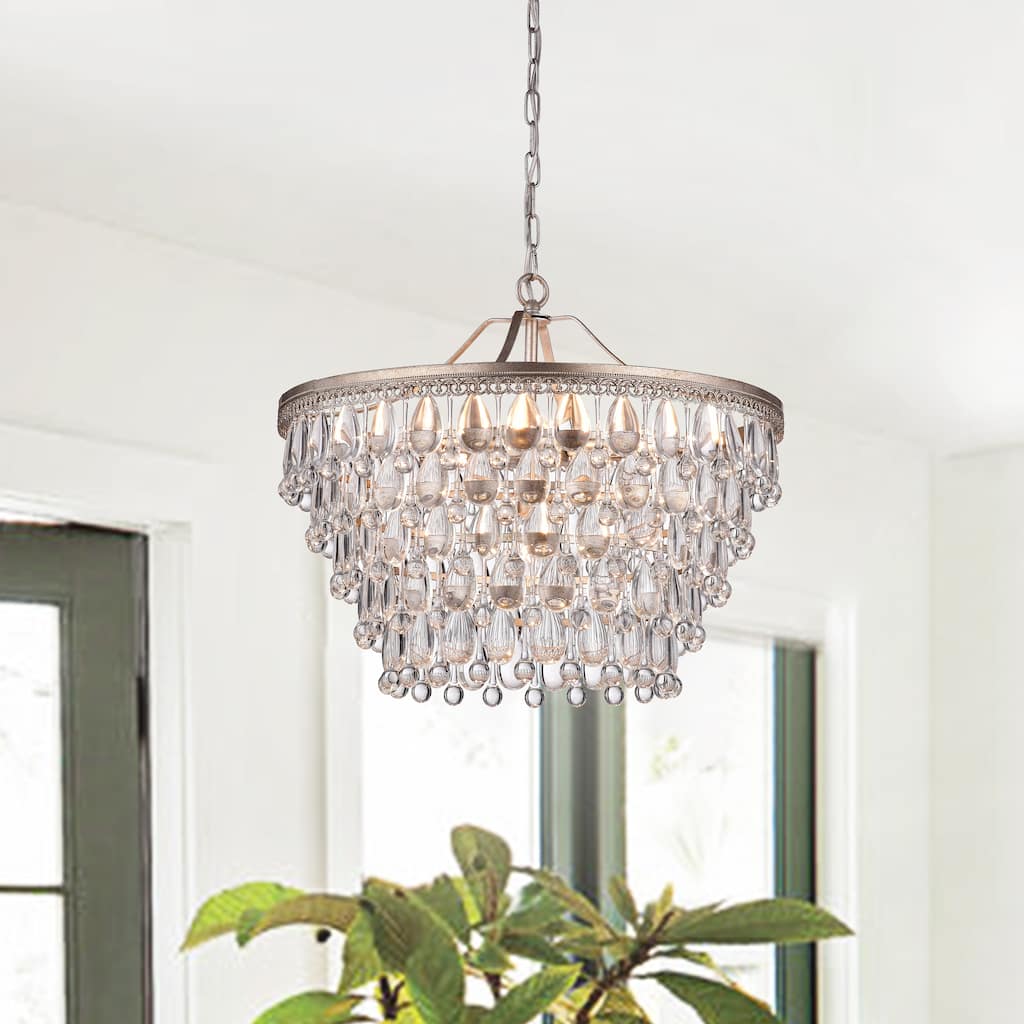 Aura 6-Light Crystal Chandelier