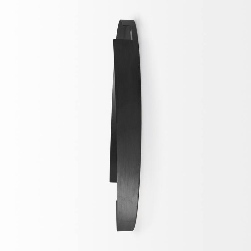 Adelaide Metal Scalloped Edge Round Mirror