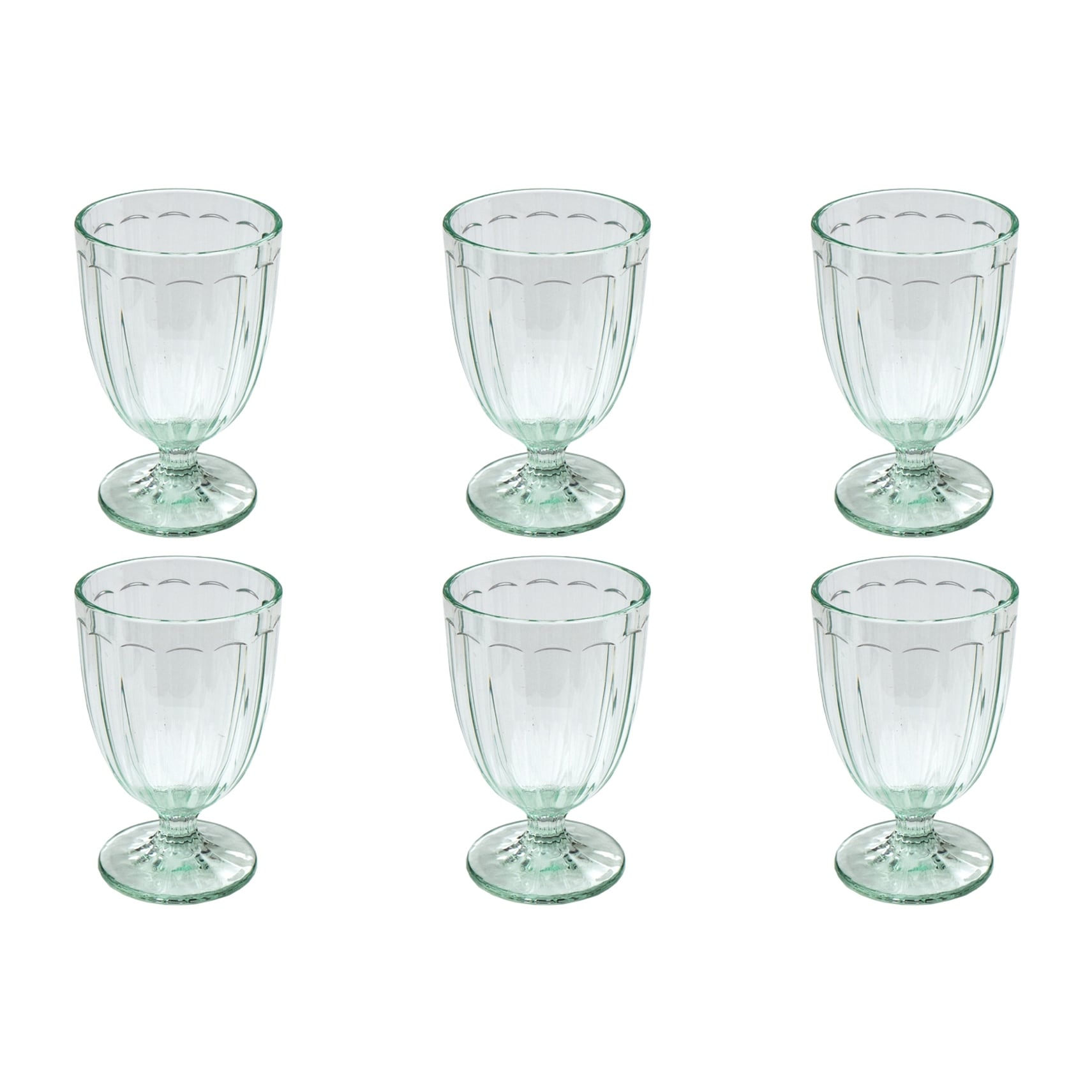 Abode Homewares Panel Acrylic Wine Glass - Clear - 14.3 oz - Set of 6