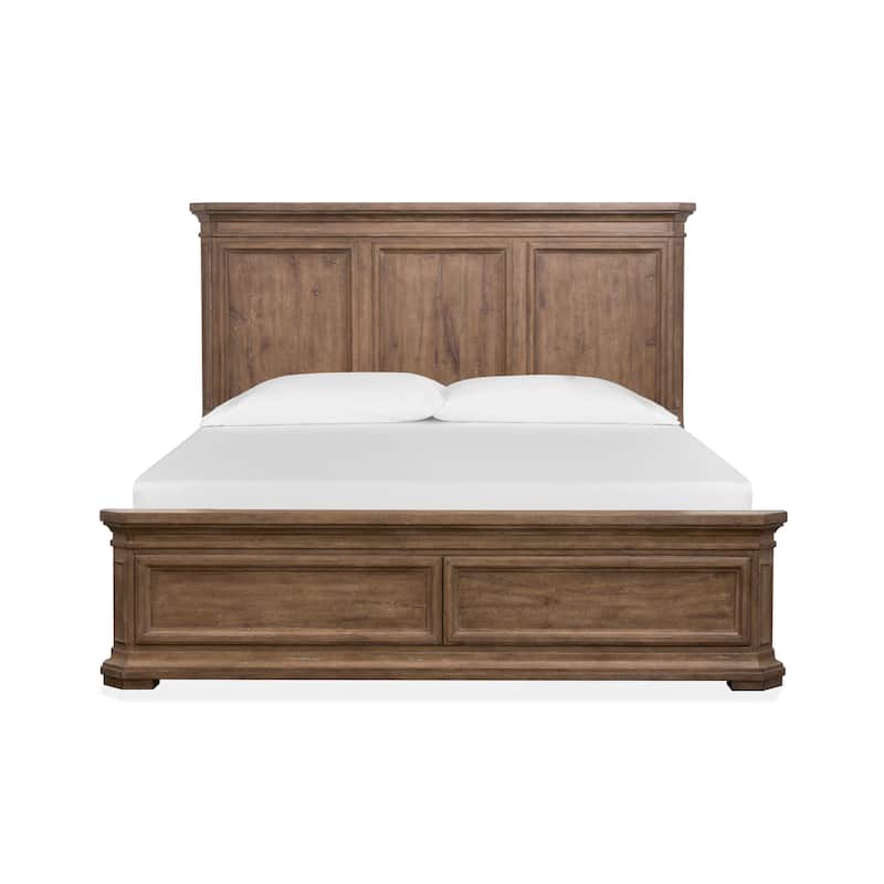 Magnussen Home Adler Court Florentine Walnut Panel Bed