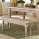preview thumbnail 9 of 7, Grain Wood Furniture Valerie Solid Wood Dining Bench