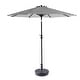 preview thumbnail 3 of 6, Holme 9-foot Patio Umbrella and Base Stand