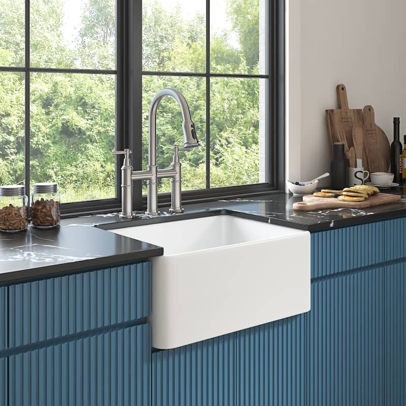 Farmhouse Sink Deep Apron Sink Undermount Kitchen Sink Single Farm Sink