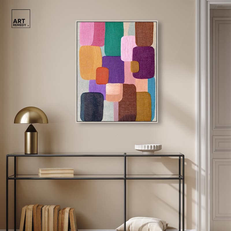 Color Block Cadence I Canvas by Art Remedy