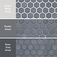 preview thumbnail 7 of 14, Merola Tile Hudson Due 2" Hex Imperial Grey 10-7/8" x 12-5/8" Porcelain Mosaic Floor and Wall Tile