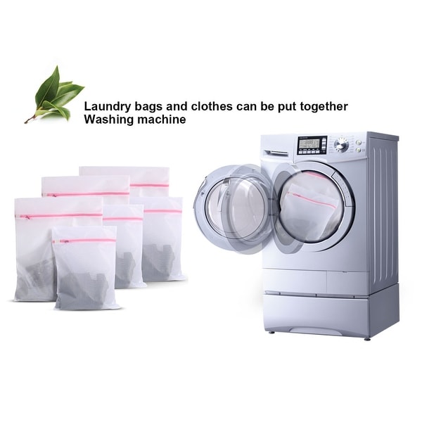 Laundry Bag Pink Polyester Zipper Laundry Bag Clothes Wash Bag in Washing Machine Laundry Container Bra Socks Underwear Clothes Bag Color : A