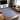 Sunnydaze Geometric Affinity Indoor Area Rug in Steel Blue