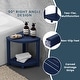 preview thumbnail 33 of 79, Anapolis Poly Corner Shower Bench