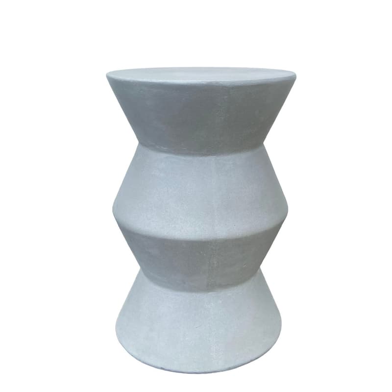 DreamPatio Alamanche Concrete Accent Stool - 12"x17.7"