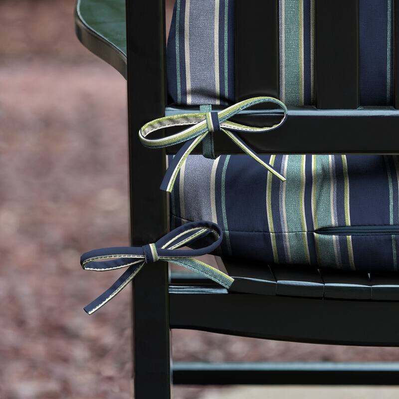 ARDEN Plush Indoor/Outdoor Rocking Chair Cushion Set