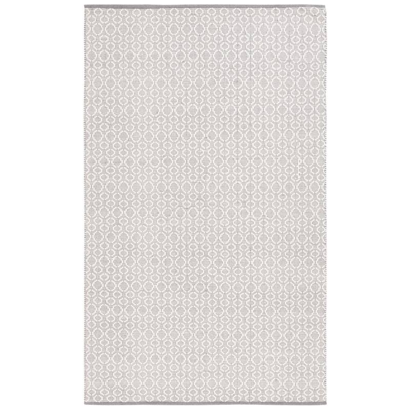 SAFAVIEH Vermont Antoinette Transitional Wool Rug - 8' x 10' - Grey/Ivory