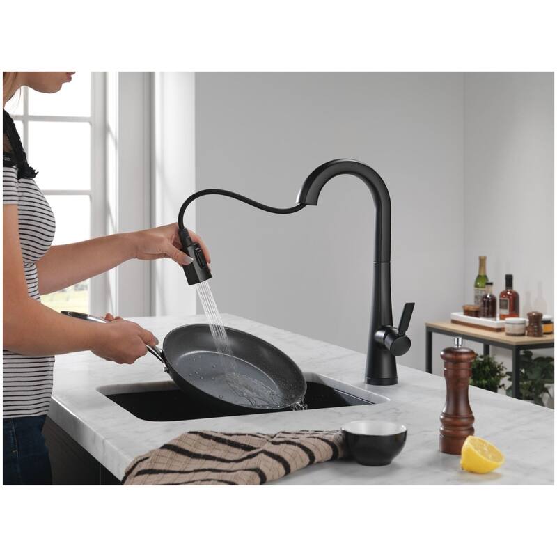 Delta 9991T-PR-DST Monrovia 1.8 GPM Deck Mounted Pull Down Bar Faucet