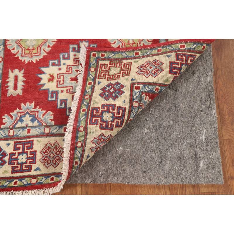 Pakistan Red Kazak Accent Rug Wool Carpet - 2'10" x 4'2"