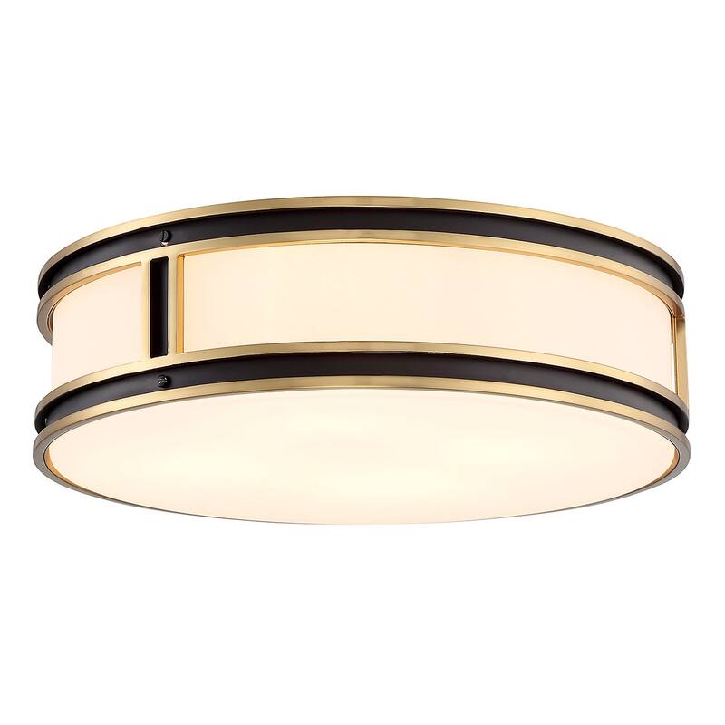 Savoy House 6-1822-4 Alberti 4 Light 19" Wide Flush Mount Drum Ceiling