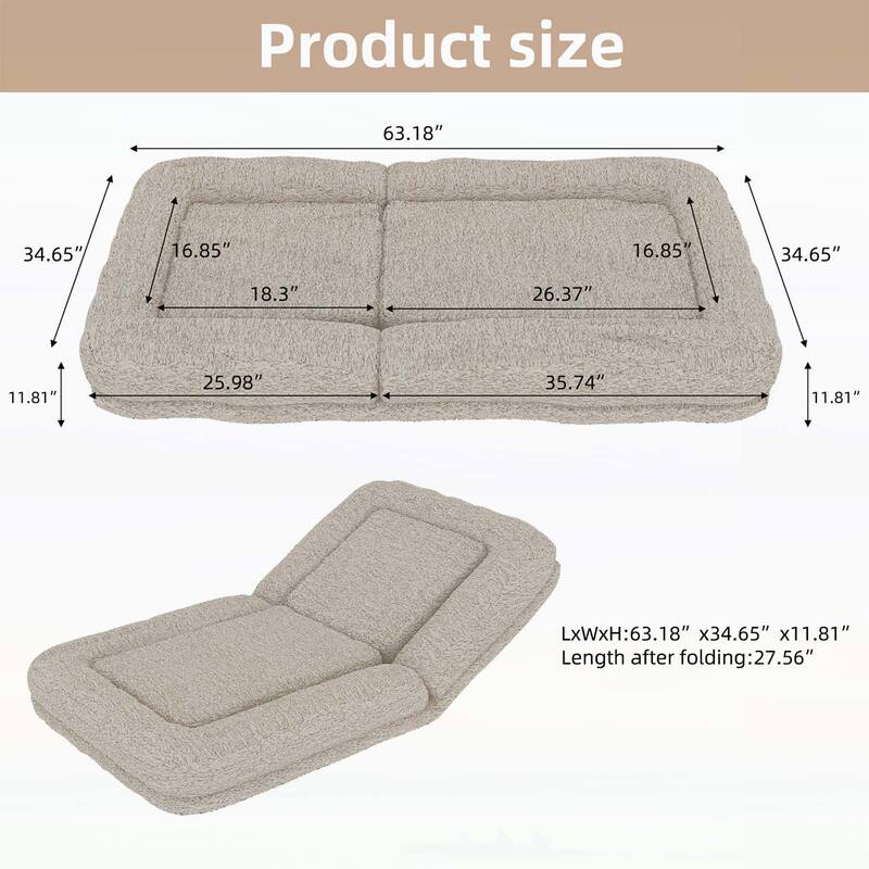 Sleek Modern Design Folding Sofa Chair with 5 Adjustable Positions for Gaming,Meditation,and Relaxation