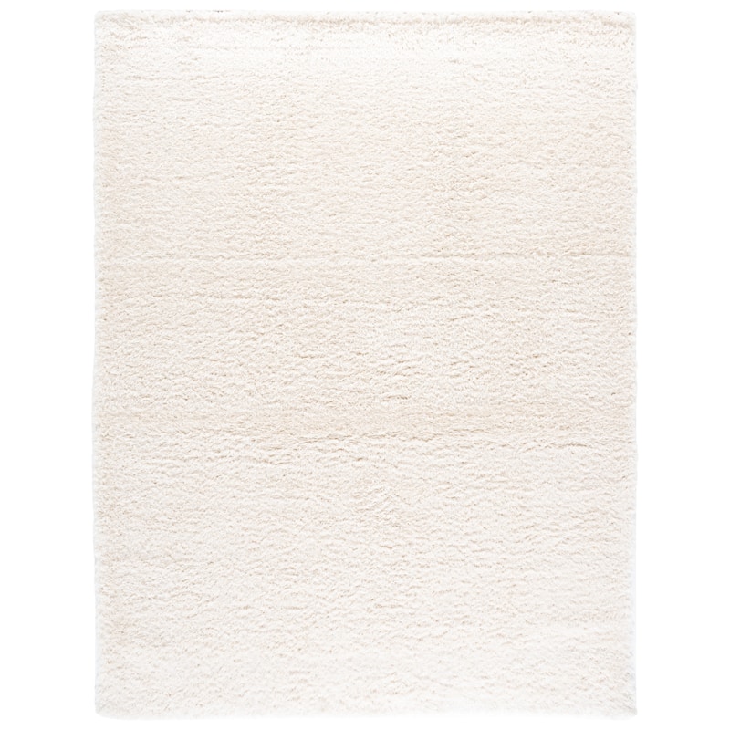 SAFAVIEH Madrid Shag Soledad Solid 2-inch Thick Rug - 10'6" x 14' - Ivory