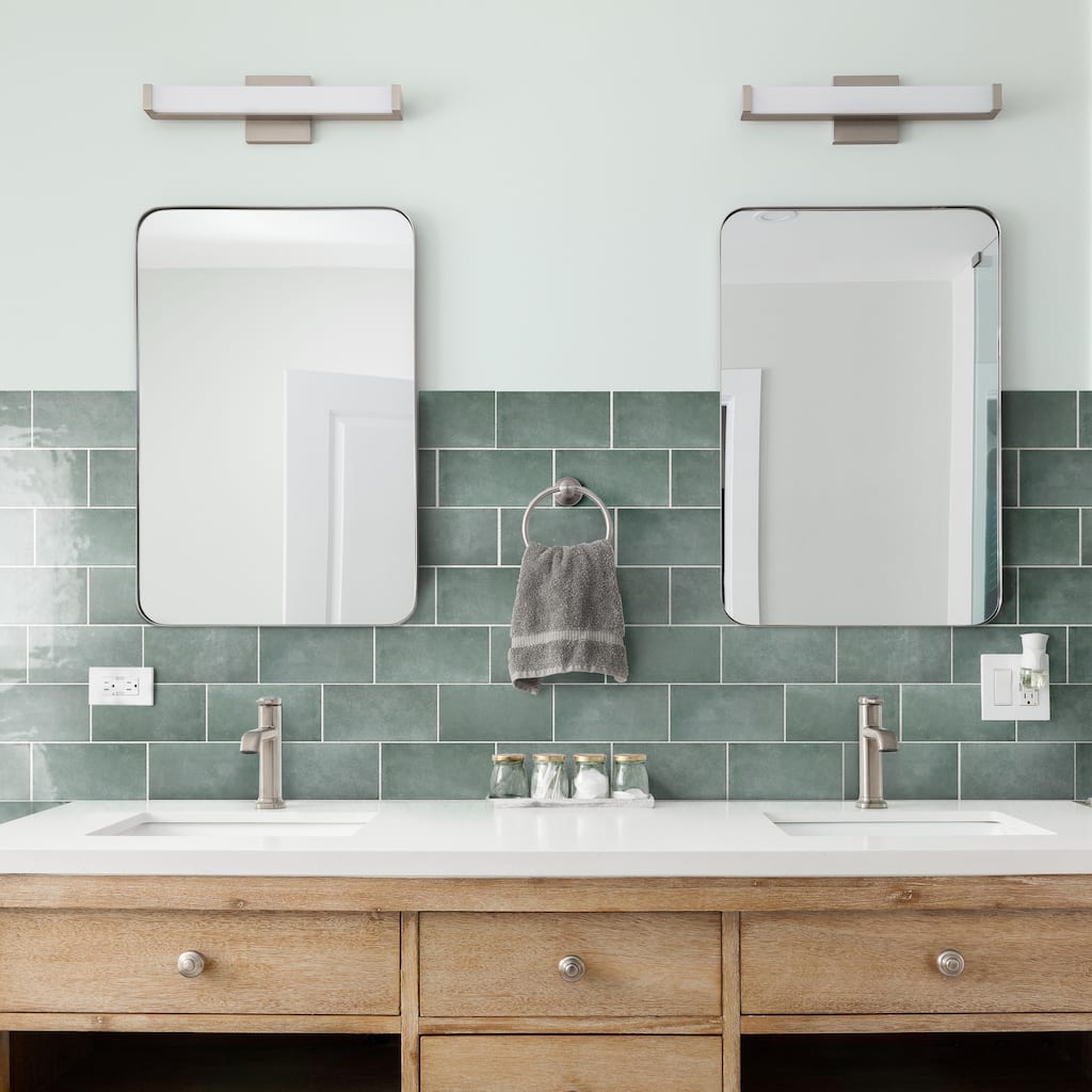 Merola Tile Camden Emerald 4" x 8" Ceramic Wall Tile