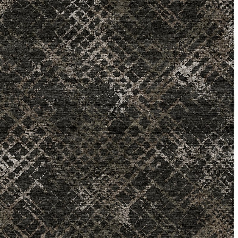 HomeRoots Geometric Transitional Rectangle Outdoor Rug