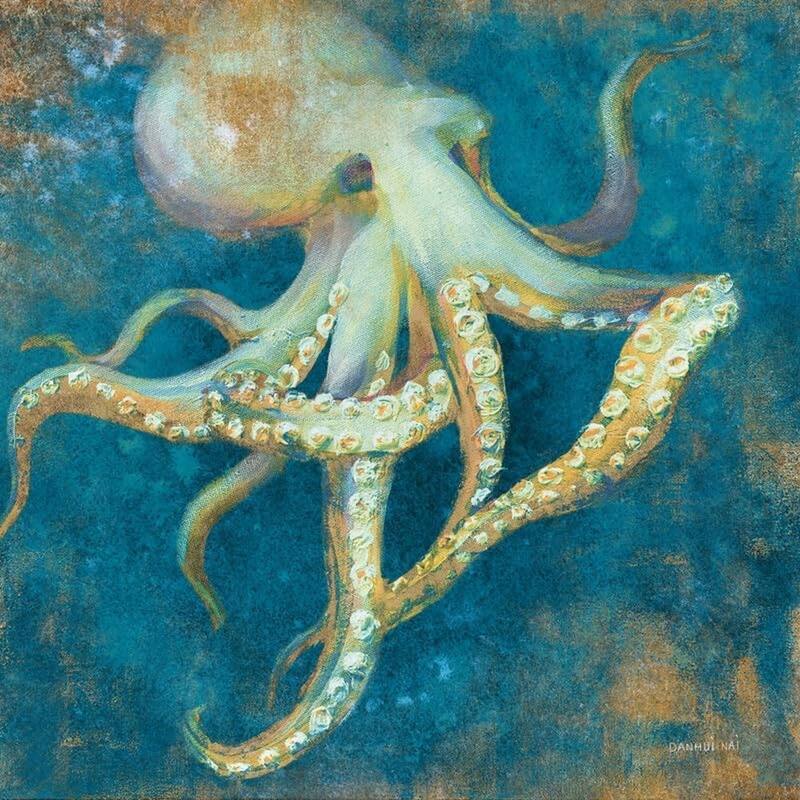 Ocean Octopus Art Poster - Print On Demand