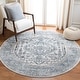 preview thumbnail 4 of 5, Martha Stewart by SAFAVIEH Kwang Vintage Oriental Rug - Grey/Ivory - 5'1" x 7'6"