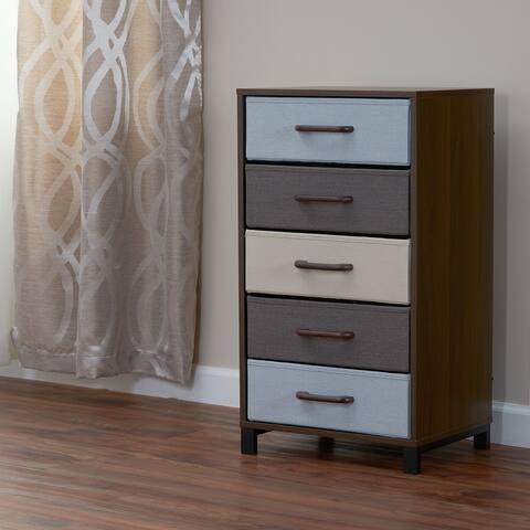 Household Essentials Modern Multicolor 5-drawer Storage Chest