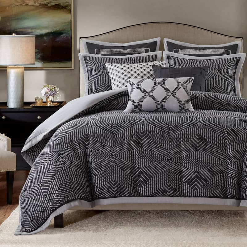 Madison Park Signature Shades of Serenity Jacquard Comforter Set