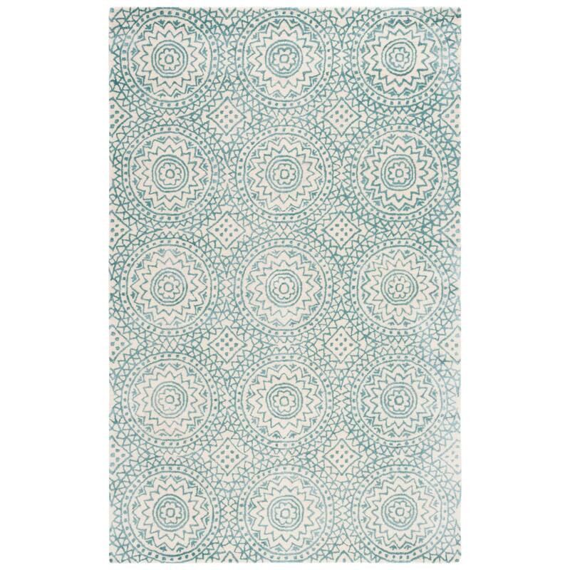 SAFAVIEH Handmade Bella Heita Modern Floral Wool Rug