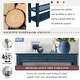 preview thumbnail 4 of 10, Console Table with 2 Drawers and 2 Tiers Shelves, Entryway Sofa Table Long Narrow Wood Console Table for Living Room Hallway