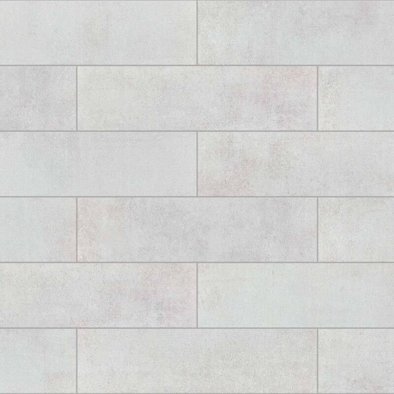 Shaw Noble - 3" x 12" Rectangle Tile - Light Polished Ceramic Visual - - Pearl