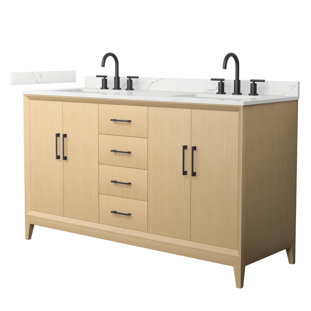 Wyndham Collection WCH7575-60D-QTZ-US3MXX Janna 60" Free Standing