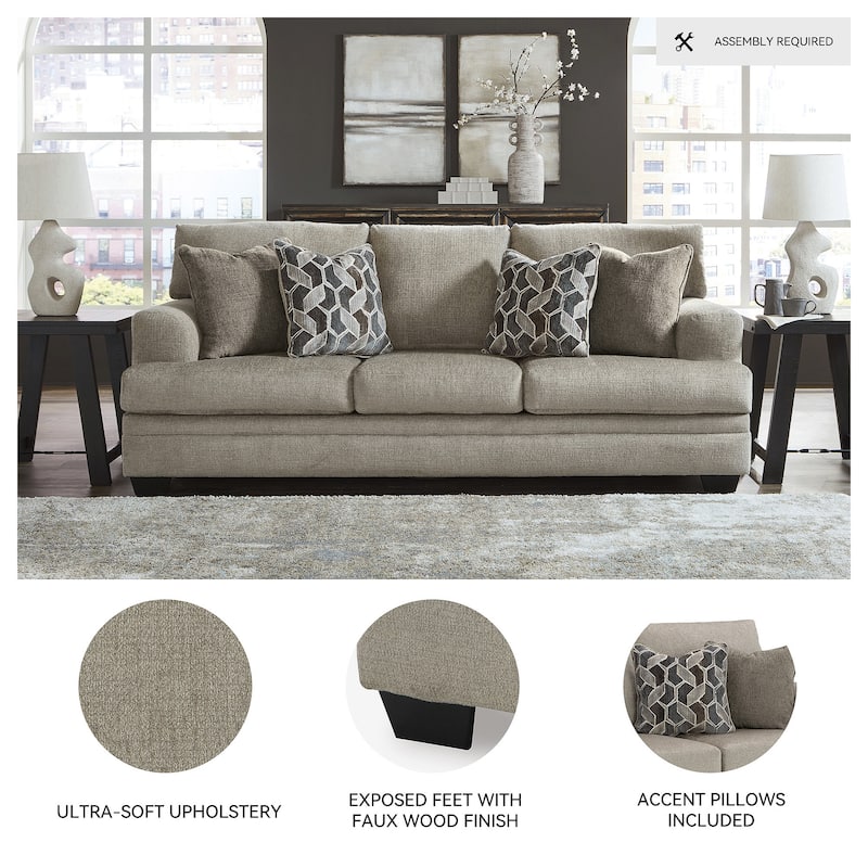 Signature Design by Ashley Stonemeade Sofa - 92" W x 41" D x 39" H