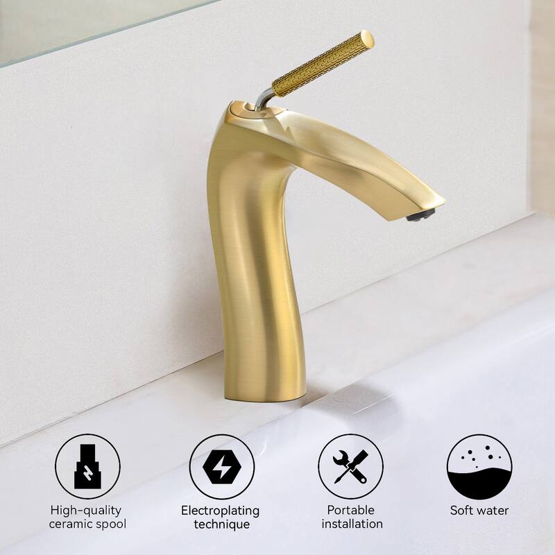Topcraft Single Handle Bathroom Sink Faucet