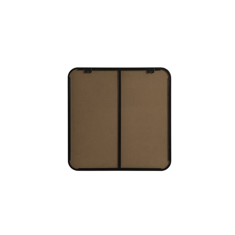 Indigo Home Soft corner metal square mirror 24x24 inch