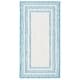 preview thumbnail 59 of 140, SAFAVIEH Courtyard Vickie Indoor/ Outdoor Waterproof Patio Backyard Rug 2'7" x 5' - Ivory/Aqua