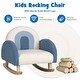 preview thumbnail 8 of 16, Costway Kids Rocking Chair Children Armchair Velvet Upholstered Sofa - 20'' x 19.5'' x 20''