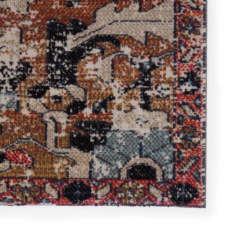 Zandra Indoor/ Outdoor Medallion Area Rug