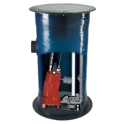 Liberty Pumps 2448LSG202 2 HP Compression Grinder Package Basin