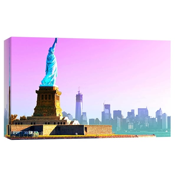 PTM Images 9-101899 PTM Canvas Collection 8" x 10" - "Statue of Liberty" Giclee New York Art Print on Canvas