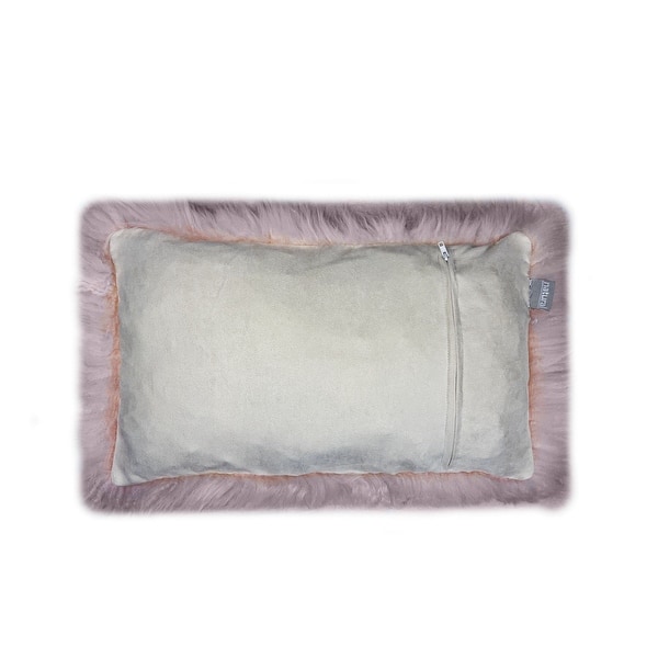 Set Of Two Taupe Natural Sheepskin Square Pillows Set Of Two Taupe Natural Sheepskin Square Pillows