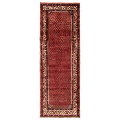 ECARPETGALLERY Hand-knotted Andelz Red Wool Rug - 3'4 x 9'9