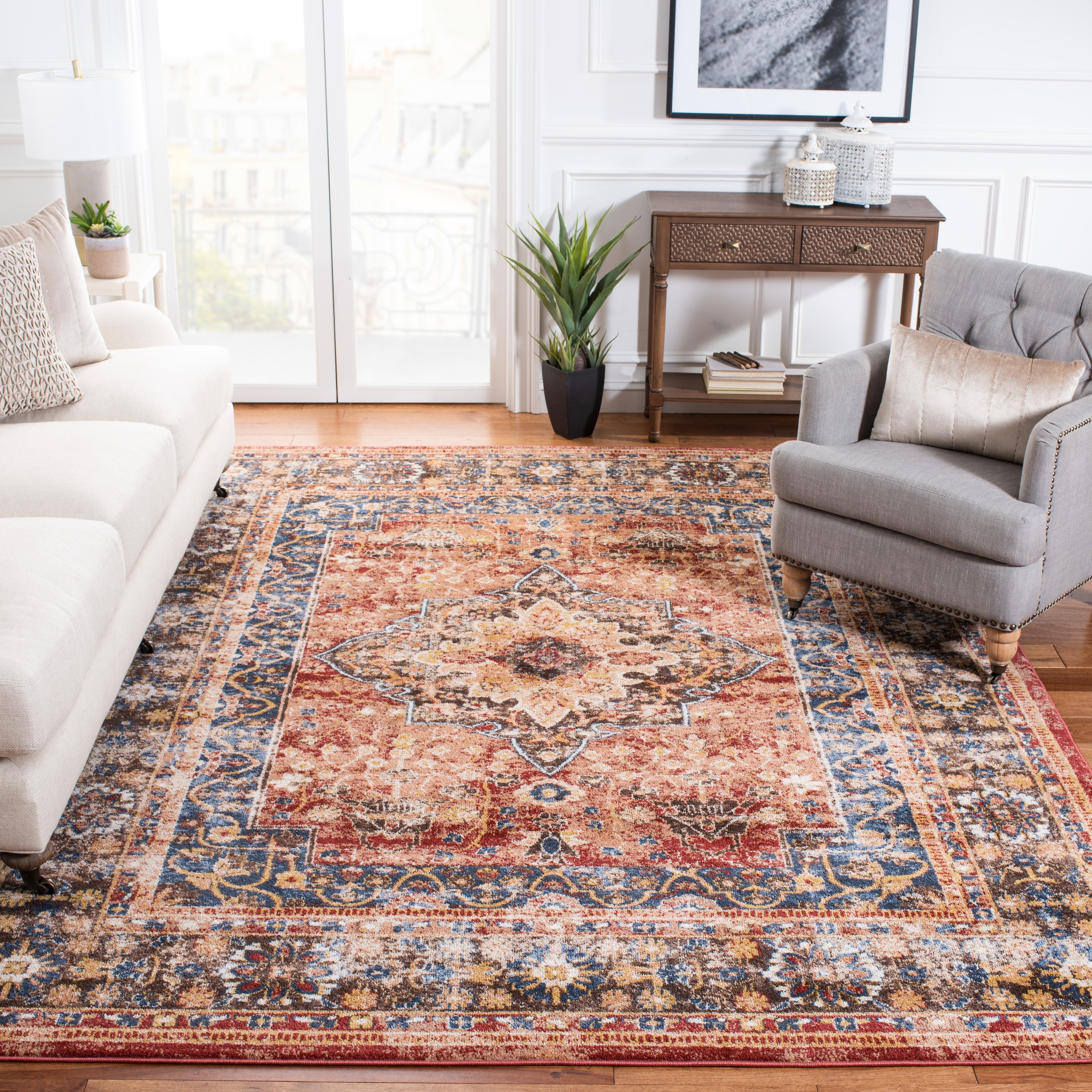 Brown 3' x 3' Square SAFAVIEH Bijar Collection BIJ652D Traditional Oriental Distressed Non-Shedding Living Room Bedroom Accent Area Rug Rust Brown 3' x 3' Square SAFAVIEH Bijar Collection BIJ652D Traditional Oriental Distressed Non-Shedding Living Room Bedroom Accent Area Rug Rust