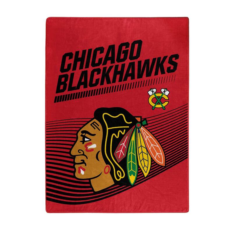 NHL Chicago Blackhawks 60" x 80" Raschel Throw Blanket