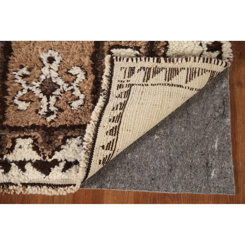Anatolian Oriental Runner Rug Hand-knotted Natural Dye Wool Carpet - 3'7"x 11'2"