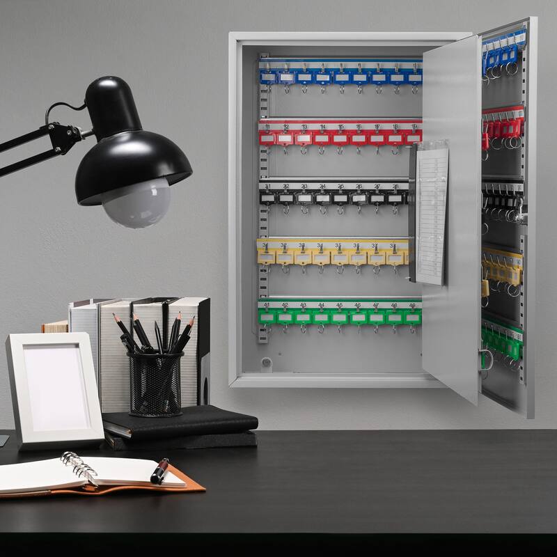 150 Adjustable Key Storage Cabinet with Lock