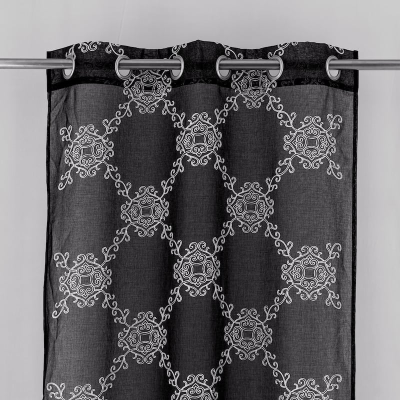 Sheryl Embroidered Window Curtain
