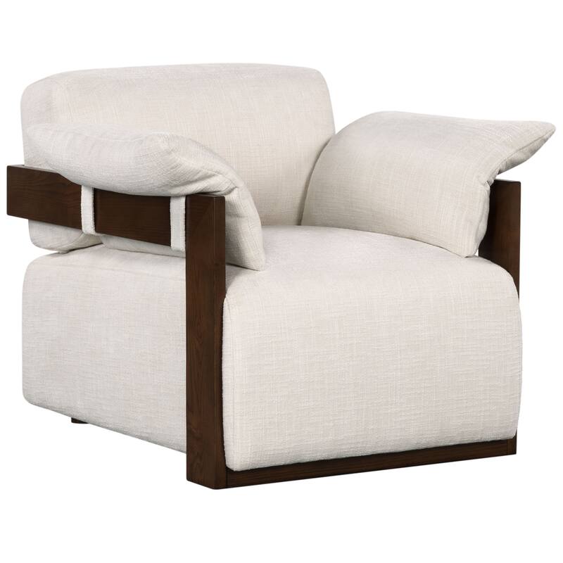 SAFAVIEH Couture Ivybella Cushioned Accent Chair (Fully Assembled) - 28"W x 39"D x 30"H