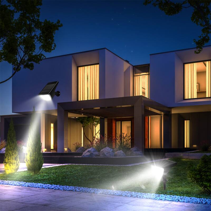 32 LEDs Solar Landscape Spotlights Auto On/Off Security Wall Lights